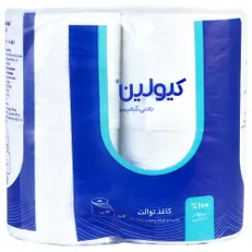 دستمال توالت چهار لایه کیولین بسته 4 عددی