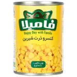 کنسرو ذرت فامیلا 380 گرمی