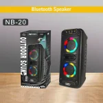 اسپیکر بلوتوثی قابل حمل NB-20 – صدای قوی و طراحی جمع‌وجور