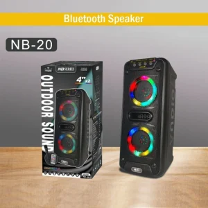 اسپیکر بلوتوثی قابل حمل NB-20 – صدای قوی و طراحی جمع‌وجور