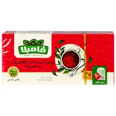 چای کیسه ای ساده فامیلا 50 گرمی بسته 25 عددی